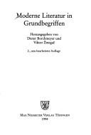 Cover of: Moderne Literatur in Grundbegriffen