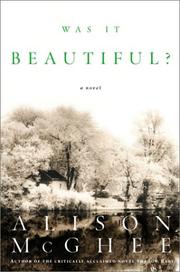 Cover of: Was it beautiful?: a novel