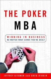 Cover of: The Poker MBA | Greg Dinkin