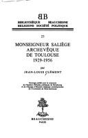Monseigneur Saliège, archevêque de Toulouse by Jean-Louis Clemént
