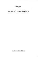 Cover of: Olimpo lombardo by Mimi Zorzi