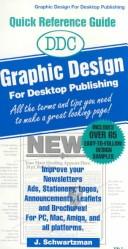 Cover of: DDC graphic design for desktop publishing by J. Schwartzman