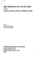 Cover of: Dr. Hermann Gundert and Malayalam language