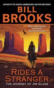 Cover of: Rides a Stranger by Bill Brooks, Bill Brooks