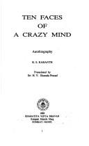 Cover of: Ten faces of a crazy mind by Kota Shivarama Karanth