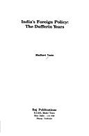 Cover of: India's foreign policy: the Dufferin years