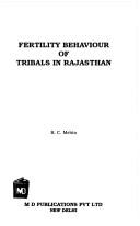Cover of: Fertility behaviour of tribals in Rajasthan