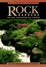 Cover of: Rock gardens