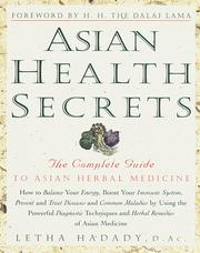 Cover of: Asian Health Secrets by Letha Hadady