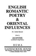 English romantic poetry & oriental influences by Husain, Imdad Ph. D.
