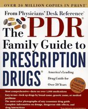 Cover of: PDR (r) Family Guide to Prescription Drugs (r), The: 5th Edition (Pdr Family Guide to Prescription Drugs)