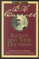 Cover of: Baptists and their doctrines
