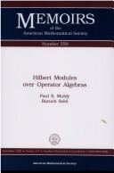 Cover of: Hilbert modules over operator algebras | Paul S. Muhly