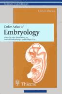 Color atlas of embryology by Ulrich Drews