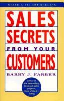 Cover of: Sales secrets from your customers