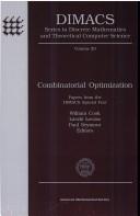 Cover of: Combinatorial optimization by William Cook, László Lovász, Paul Seymour, editors.
