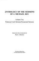 Cover of: Anthology of the sermons of J. Michael Reu by Johann Michael Reu