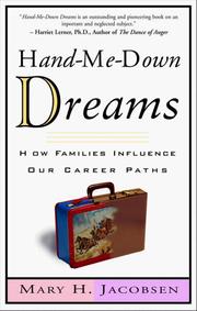 Cover of: Hand-Me-Down Dreams by Mary H. Jacobsen, Mary H. Jacobsen