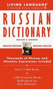 Cover of: Basic Russian Dictionary (LL(R) Complete Basic Courses)