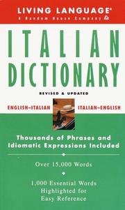Cover of: Basic Italian Dictionary (LL(R) Complete Basic Courses)