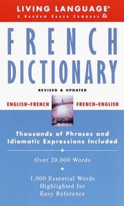 Cover of: Basic French Dictionary (LL(R) Complete Basic Courses)