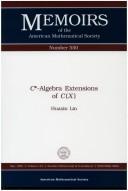 Cover of: C*-algebra extensions of C(X)