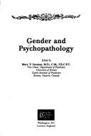 Cover of: Gender and psychopathology