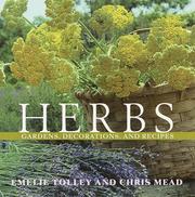 Cover of: Herbs by Emelie Tolley, Emelie Tolley