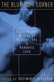 Cover of: The Bluelight Corner: Black women writing on passion, sex, and romantic love