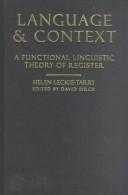 Cover of: Language and context by Helen Leckie-Tarry