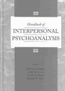 Cover of: Handbook of interpersonal psychoanalysis: edited by Marylou Lionells ... [et al.].