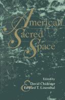 Cover of: American sacred space by David Chidester and Edward T. Linenthal, editors.
