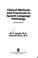 Cover of: Clinical methods and practicum in speech-language pathology