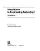 Cover of: Introduction to engineering technology by Robert J. Pond