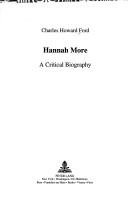 Cover of: Hannah More: a critical biography