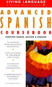 Cover of: Living Language advanced Spanish