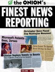 Cover of: The Onion's finest news reporting by Scott Dikkers, Robert Siegel