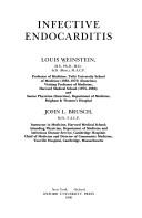 Cover of: Infective endocarditis by Louis Weinstein