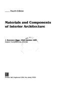 Cover of: Materials and components of interior architecture