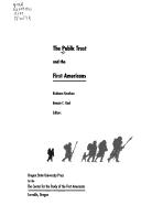 Cover of: The public trust and the first Americans