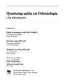 Cover of: Oseointegración en odontología: una introducción