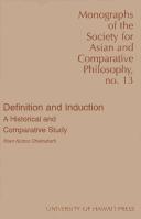 Cover of: Definition and induction: a historical and comparative study