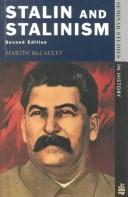 Cover of: Stalin and Stalinism by Martin McCauley