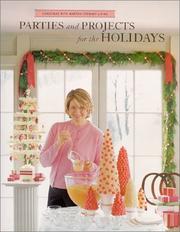 Cover of: Parties and Projects for the Holidays | Martha Stewart Living Magazine