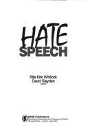 Cover of: Hate speech | 