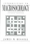 Cover of: Introduction to macrosociology