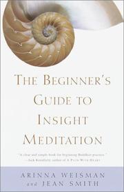 Cover of: The beginner's guide to insight meditation