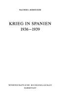 Cover of: Krieg in Spanien 1936-1939