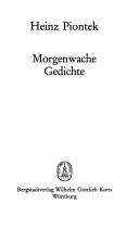Cover of: Morgenwache: Gedichte