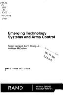 Cover of: Emerging technology systems and arms control